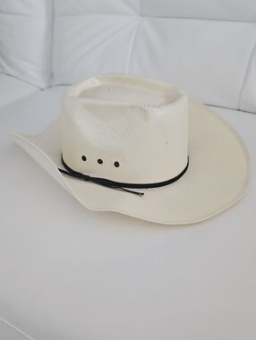 Twister Straw Cowboy Hat with Black Band